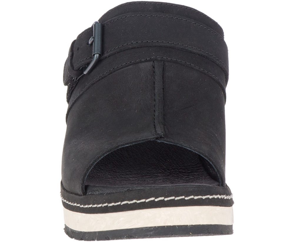 Merrell Sandaler Dame - Halendi Slide - Sort - JZQ031458